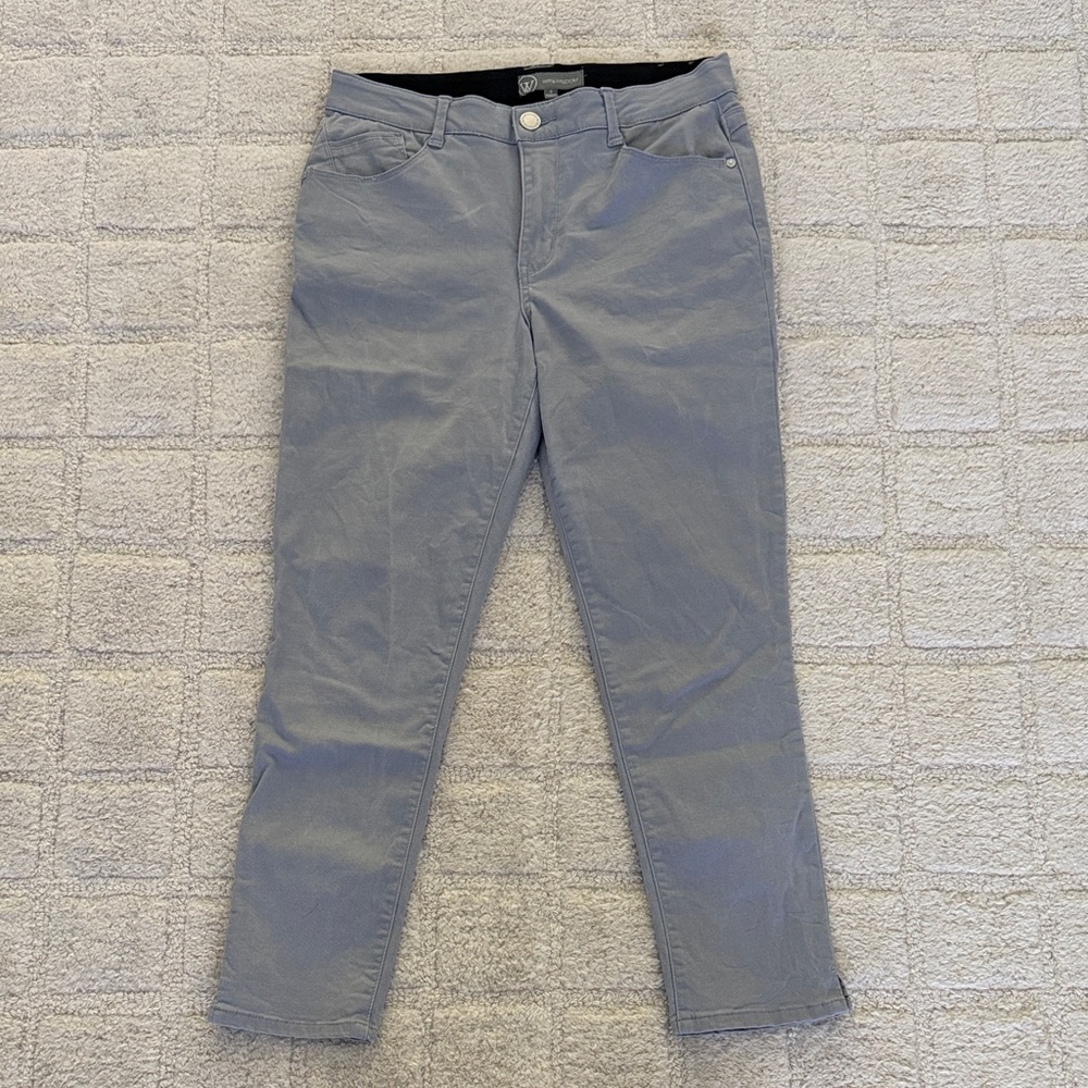 Wit & Wisdom High Waist Straight Leg Stretch Twill Pants